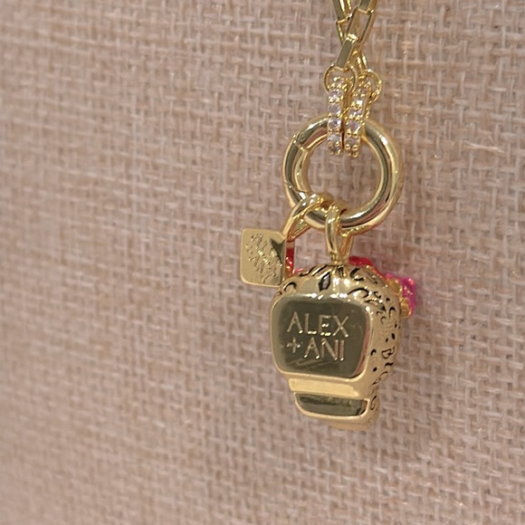 Alex and Ani Calavera Sugar Skull Gold Necklace - Picture 9 of 10